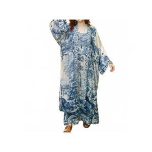 NEW MARKET OF STARS opera duster bamboo kimono robe in let the light